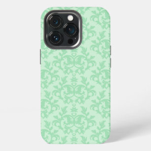 Kangaroo Paws damask mint green iPhone 13 Pro Case