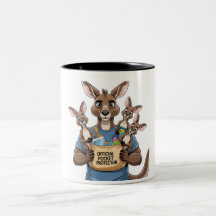 Kangaroo Pocket Protector – Funny Animal Dad 