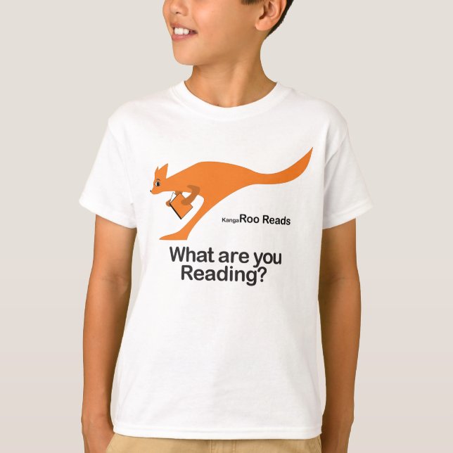 Kangaroo Reads T-Shirt (Front)