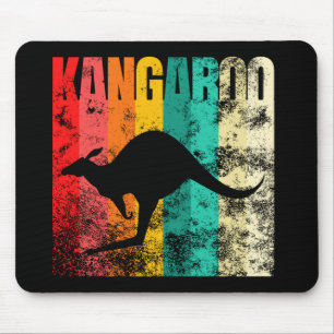 Kangaroo Retro Mouse Pad
