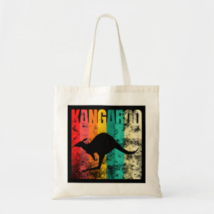 Kangaroo Retro Tote Bag