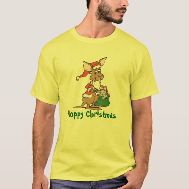 Kangaroo Santa T-Shirt (Front)