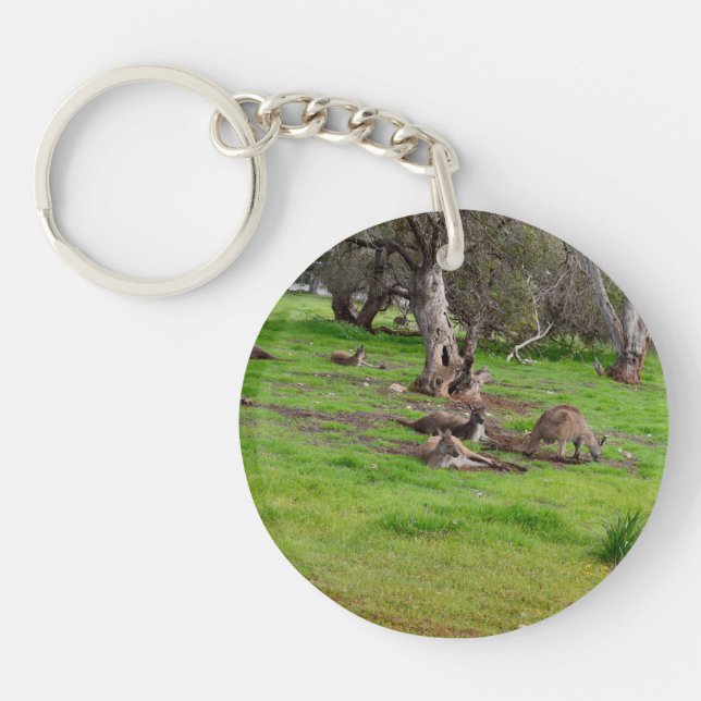 Kangaroo Slumber Party, Key Ring (Front)