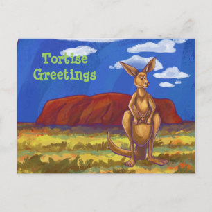 Kangaroo Stationery Postcard