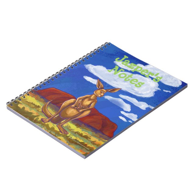 Kangaroo Stationery Spiral Notebook (Left Side)