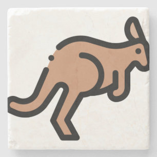 Kangaroo Stone Coaster