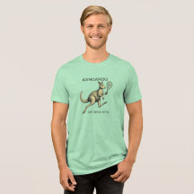 Kangaroo Tennis Player-Funny Animal Art
