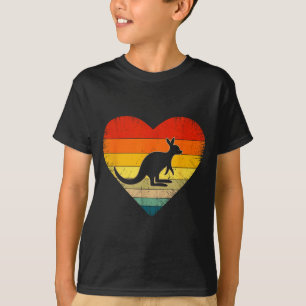 Kangaroo Themed Graphic For Men Women Funny Valent T-Shirt