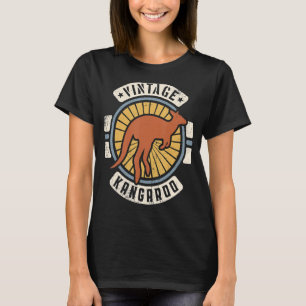Kangaroo Vintage Classic Retro 60s 70s Animal T-Shirt
