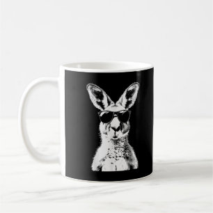 Kangaroo Wearing Sunglasses Funny Animal Australia Coffee Mug
