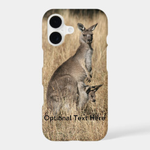 Kangaroo with Baby Joey in Pouch