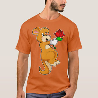 Kangaroo with Flower T-Shirt