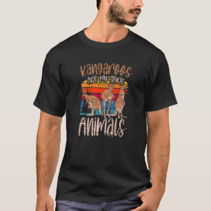 Kangaroos Are My Spirit Animals Kangaroo Animal T-Shirt
