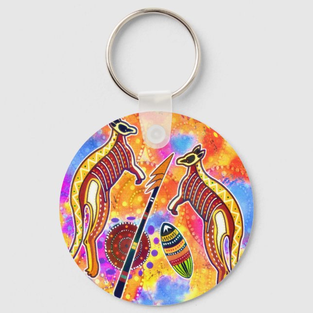 Kangaroos keychain (Front)