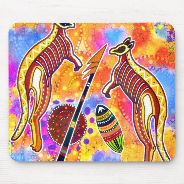 Kangaroos Mouse Pad (Front)