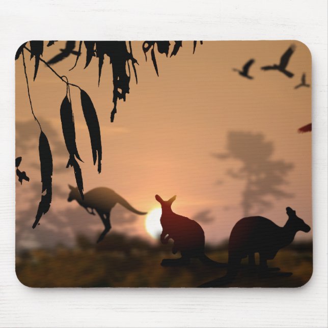 Kangaroos Mouse Pad (Front)