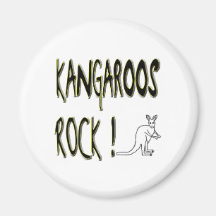 Kangaroos Rock! Magnet