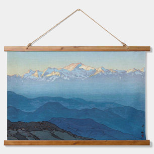 Kangchenjunga, Hiroshi Yoshida Woodcut Hanging Tapestry