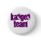 Kangen Team Button Purple Letters