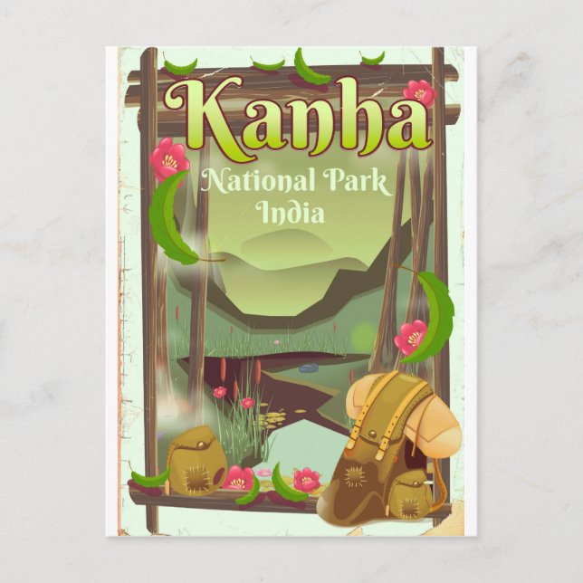 Kanha National Park India Postcard (Front)