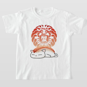 Kani Crab Sushi Cat  T-Shirt