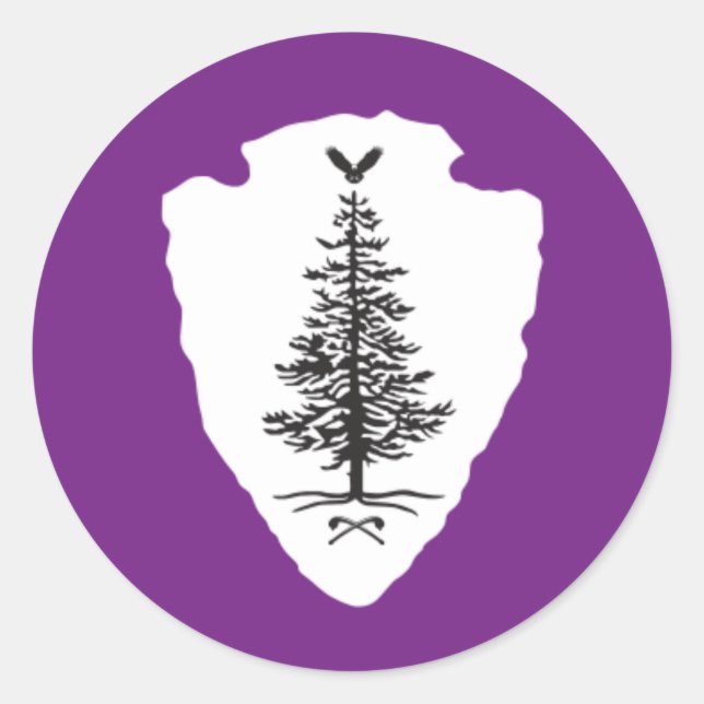 Kanienkeh Mohawk Nation Sticker (Front)