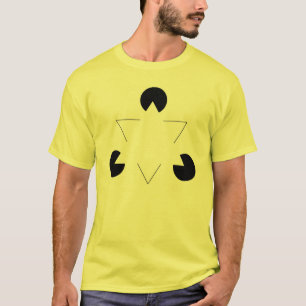 Kanizsa triangle T-shirt