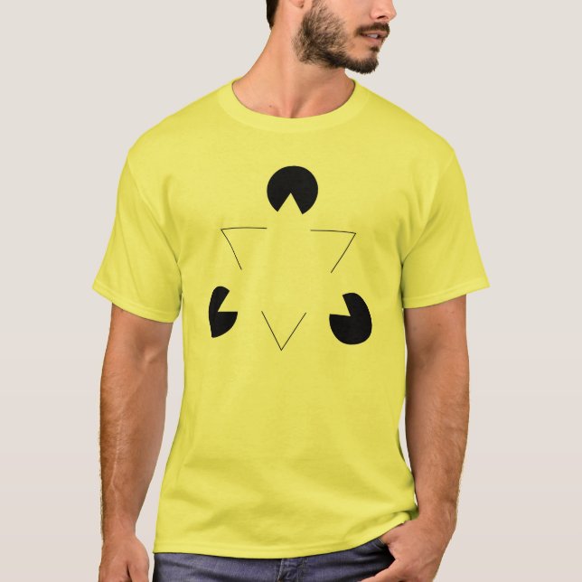 Kanizsa triangle T-shirt (Front)