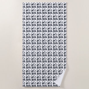 Kanji Delicious beach towel