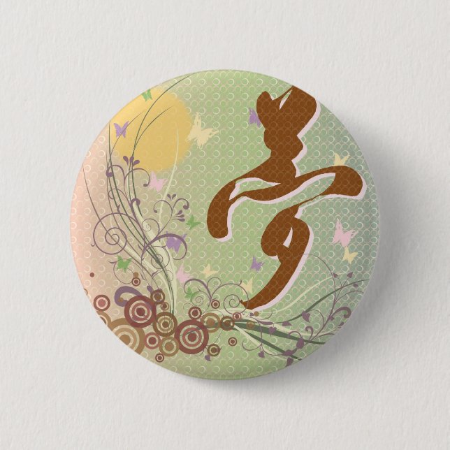 Kanji Design Dream Button (Front)
