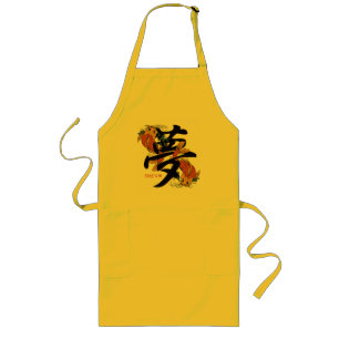 Kanji Koi Fish Dream Long Apron