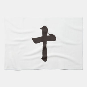 Kanji numeral ten tea towel