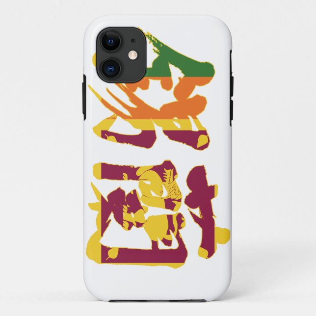[Kanji] Sri Lanka Case-Mate iPhone Case (Back)