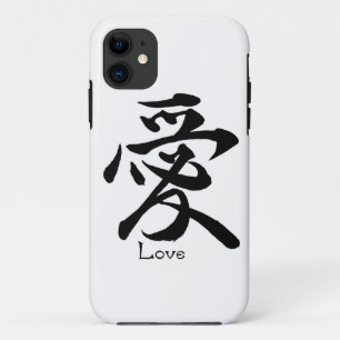 Kanji Symbol LOVE Japanese Chinese Calligraphy iPhone 11 Case