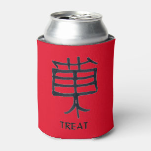 Kanji Treat red can cooler