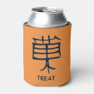 Kanji Treat tan can cooler