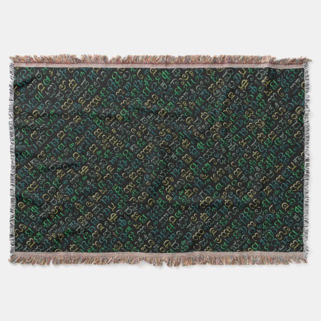 Kannada Throw Blanket (Front)