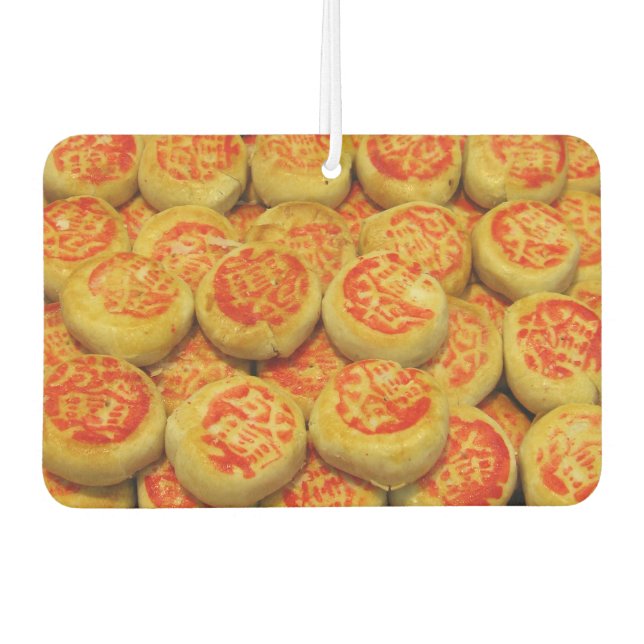 Kanom Pia ขนมเปี๊ยะ ~ Asian Sweets Desserts Food Car Air Freshener (Front)