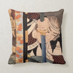 Kansaki Yagoro Noriyasu seen behind a transparent Cushion