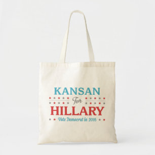 Kansan for Hillary Tote Bag