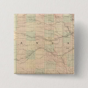 Kansas 6 15 cm square badge