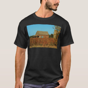 Kansas Barn with a Milo field T-Shirt