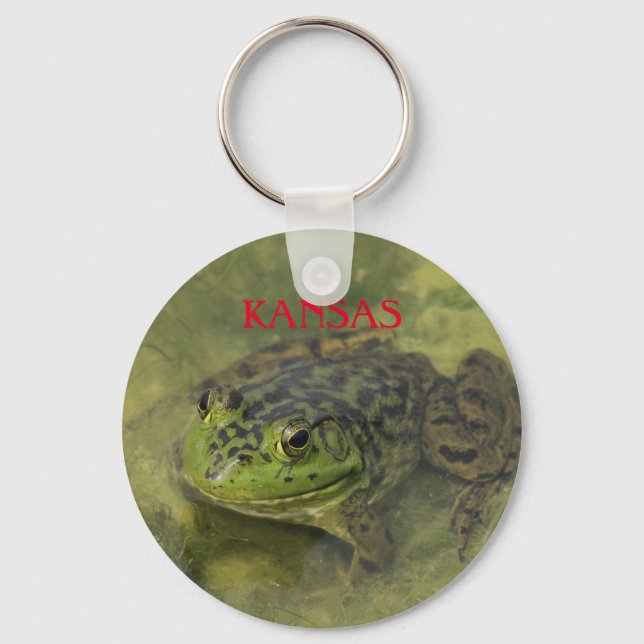 Kansas Bull Frog Key Ring (Front)
