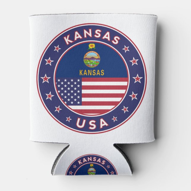 Kansas Can Cooler (Front)