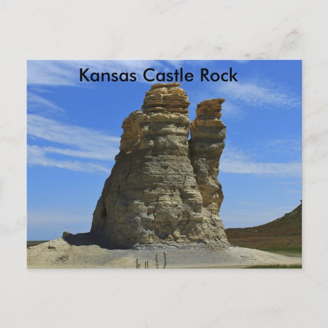 Kansas Castle Rock Post Card (Front)