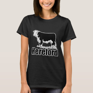 Kansas Cattle Farming Beef Herd Hereford Cow Pictu T-Shirt