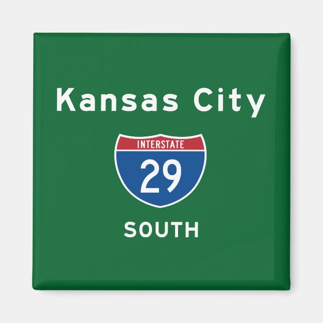 Kansas City 29 Magnet (Front)