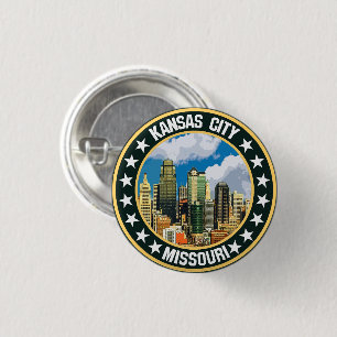Kansas City                                        3 Cm Round Badge