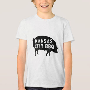 Kansas City Bbq _1 Tri-Blend Shirt