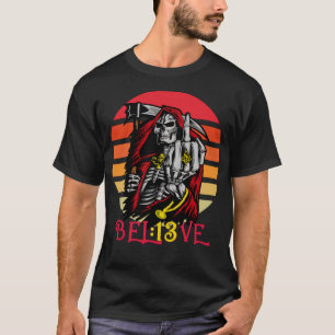 Kansas City Chiefs KC Skyline Be the Grim Reaper T T-Shirt